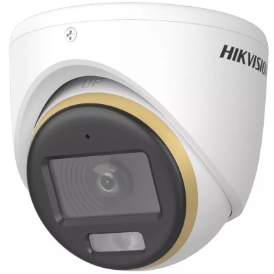 Hikvision DS-2CE70DF3T-LMFS (2.8mm) Caméra Tourelle 2 MP fixe à double éclairage ColorVu [327800921]