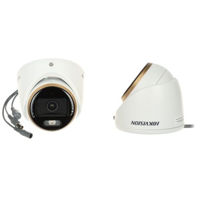 Hikvision DS-2CE70DF3T-LMFS (2.8mm) Caméra Tourelle 2 MP fixe à double éclairage ColorVu [327800921]